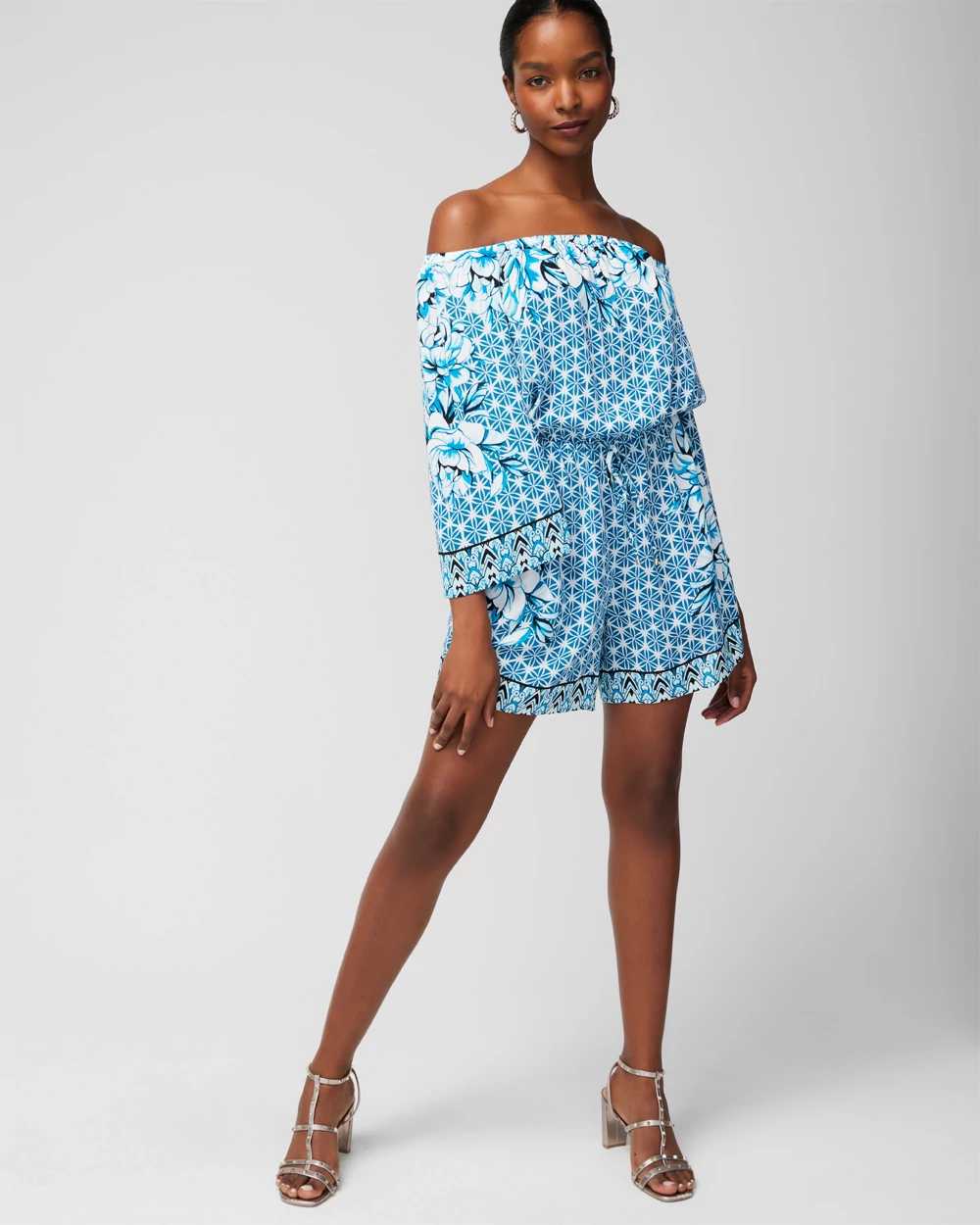 Romper white outlet house black market